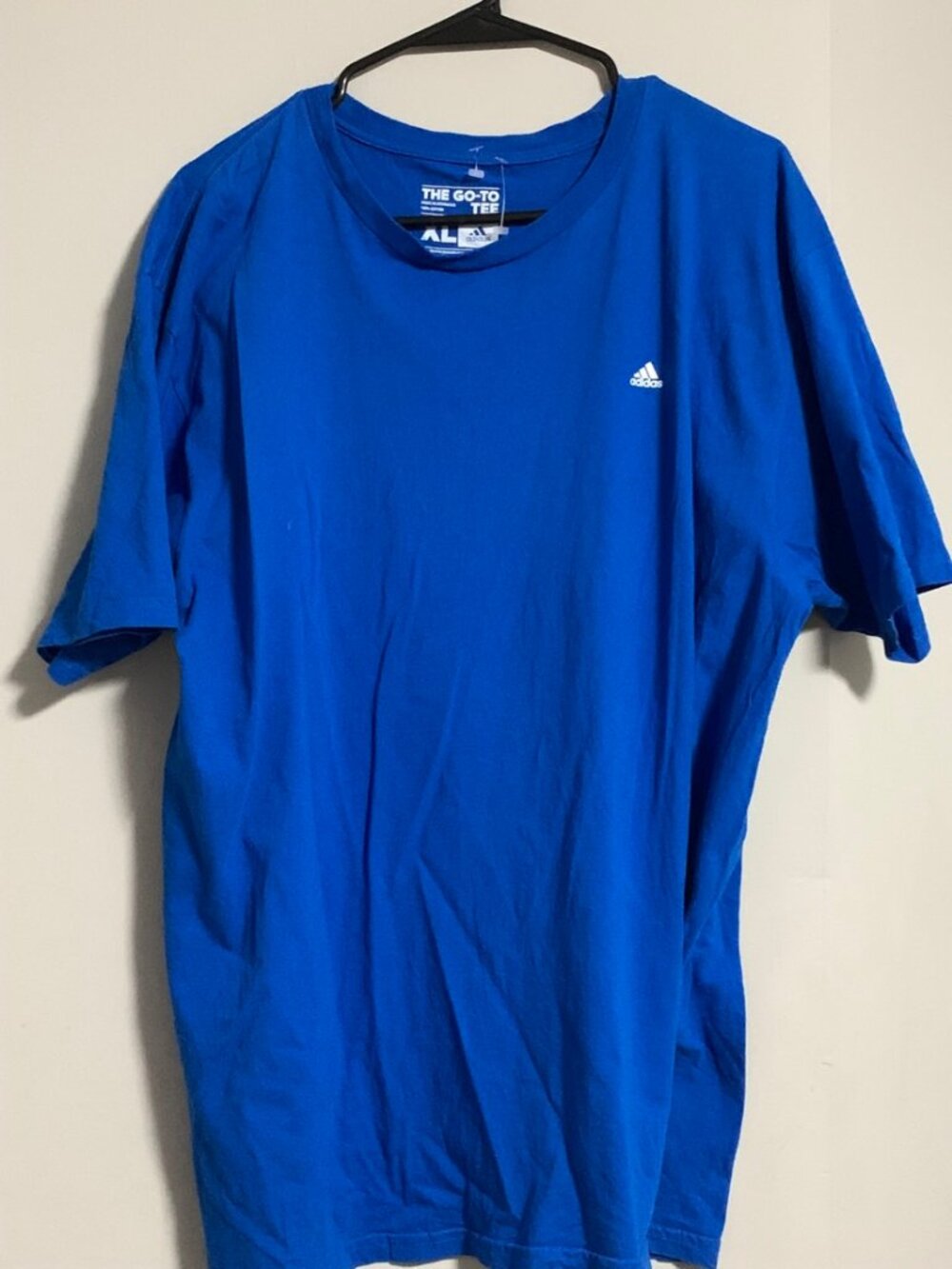 Adidas The Go-To Tee T-Shirt Royal Blue - Men's XL